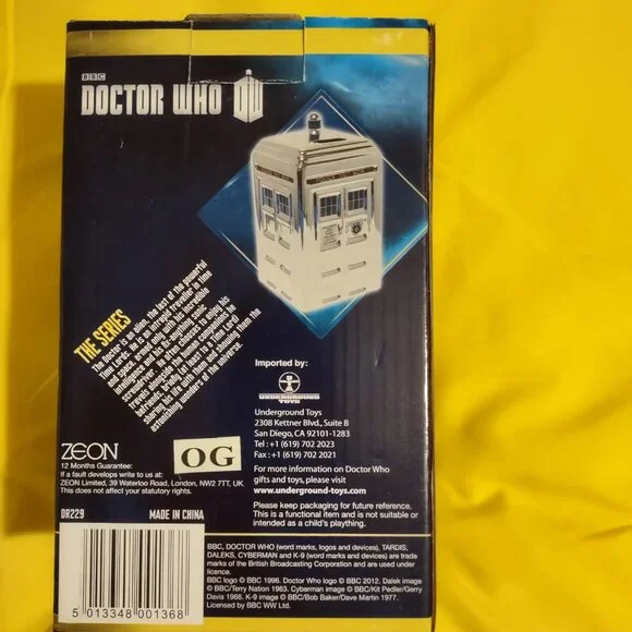 Doctor Who TARDIS 50th Anniversary Ceramic Money Bank - Picture 2 of 2
